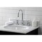 Kingston Brass KS2981ZX Millennium Widespread Bathroom Faucet W/ Brass Pop-Up, Chrome KS2981ZX - alternate 2
